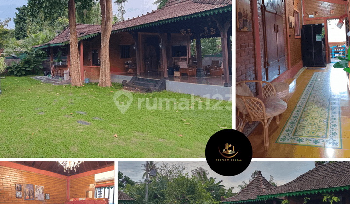 Joglo House for Sale in a Beautiful Environment in Karanggawang, Turi, Sleman