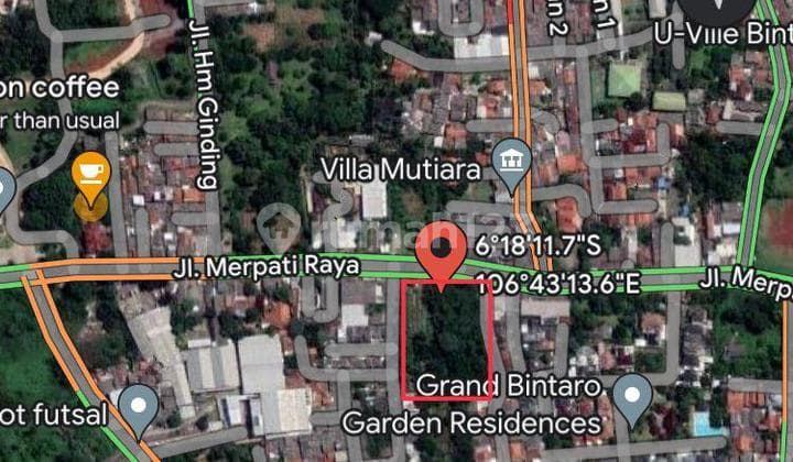 Kavling Komersial Jl. Merpati Raya Bintaro, Tangerang Selatan