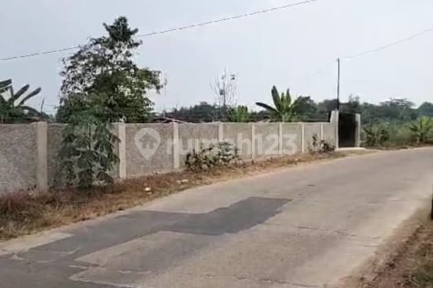 Tanah di Pinggir Jalan Tenjo, Kab Bogor.
