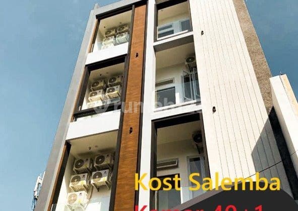 Kost Mewah 4 Lantai dengan 40 Kamar Pmset 1.43 M/Bln Area Salemba Jakarta Pusat