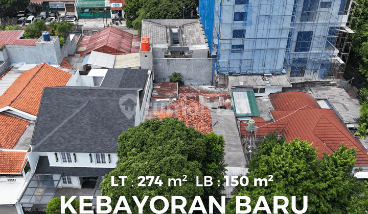 Asri Old House Near Sudirman, Land Calculation in Kebayoran Baru, South Jakarta, SHM