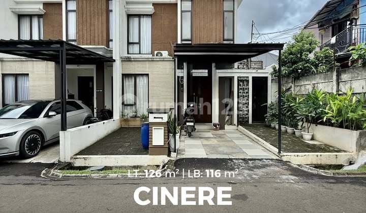 Rumah Murah Dalam Cluster Terdepan di Cinere Dekat Toll Krukur SHM