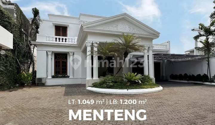 Rumah Mewah Row Jalan Lebar Di Menteng Jakarta Pusat Di Kawasan Elite Menteng Shm