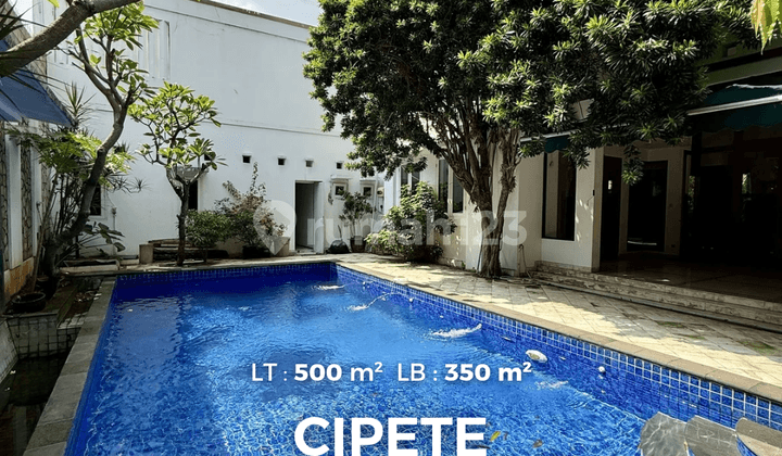 Rumah Di Cipete Privet Pool Shm Akses Jalan Besar Bebas Banjir