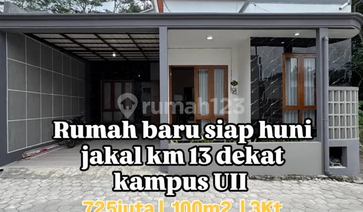 Rumah Baru Siap Huni Dlm Cluster Area Jakal Km 13 Dekat Kampus Uii Jakal
