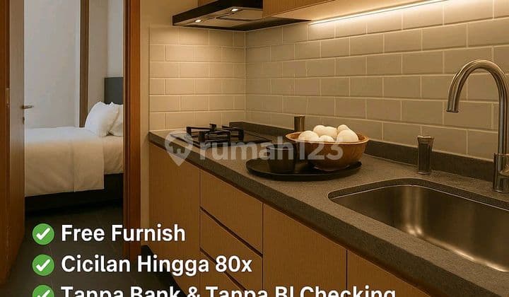 Cicil Apartemen Tanpa Bank, Tanpa Bi Cheking, Harga di Bawah Pasaran Apartemen 1 Kamar Tidur Furnished