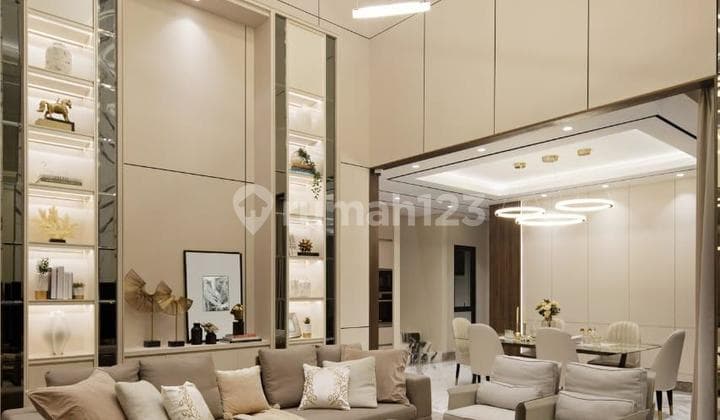 5 Menit Ke Tol BSD, Rumah Mewah Full Furnished Premium Navapark BSD