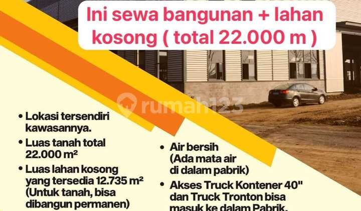 Disewakan Lahan & Bangunan Jl M Toha Mauk Kotamadya Tangerang