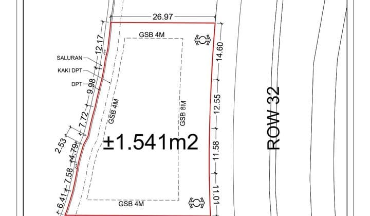 Kavling Komersil Boulevard Bsd City