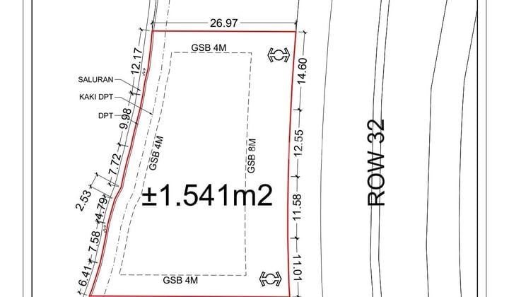 Kavling Komersil Boulevard Bsd City
