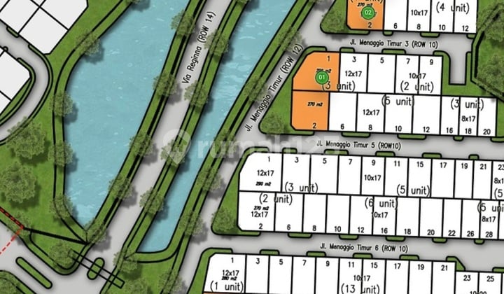 Corner Lot Rare Menaggio Gading Serpong