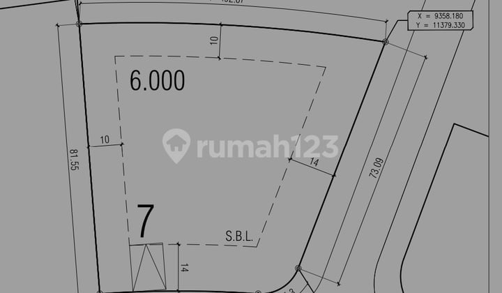 Tanah 6000 m2 Alam Sutera, Tangerang