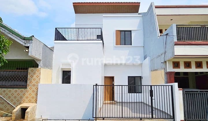 Dijual Cepat Rumah Baru Modern Minimalis 2 Lantai Di Harapan Indah Bekasi