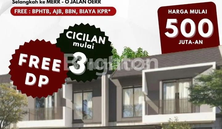 Get Your First Home Starting from 500 Million, No Down Payment, Easy Installments. Located in Wonorejo near East Surabaya MERR. Get Your First Home Starting from 500 Million, No Down Payment, Easy Installments. Located in Wonorejo near East Surabaya MERR.
