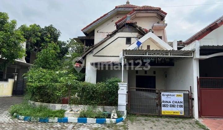 Rumah Hook Pantai Mentari Butuh Renovasi Hitung Tanah Row Jln 2 Mobil