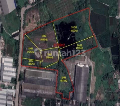 JUAL TANAH DI KAWASAN INDUSTRI CIKUPA 1 Km Ke PINTU TOL BITUNG