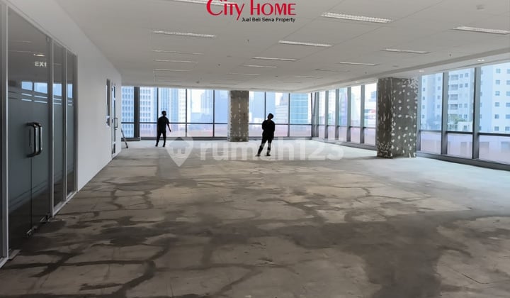 Dijual Ruang Kantor Area Satrio 374M2 - Unfurnished, Bebas Desain