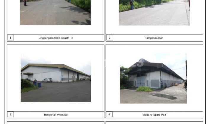 For Sale Ex-Factory/Warehouse 7.3/2.5 Ha in Jatake Industrial Area - Tangerang