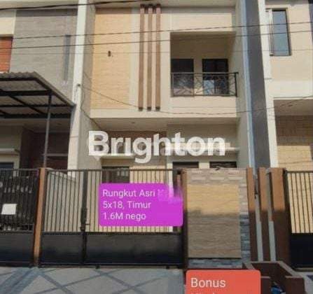 Rumah Rungkut Asri Surabaya 2 lantai Rumah Rungkut Asri Surabaya 2 lantai