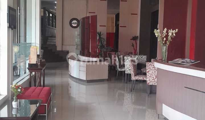 Murah via Lelang!! Bangunan Hotel 4 Lantai, 36 Kmr dkt Stasiun Bandung