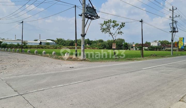 Tanah Hook Zona Merah Untuk Industri Di Jalan Raya Solo Sukoharjo