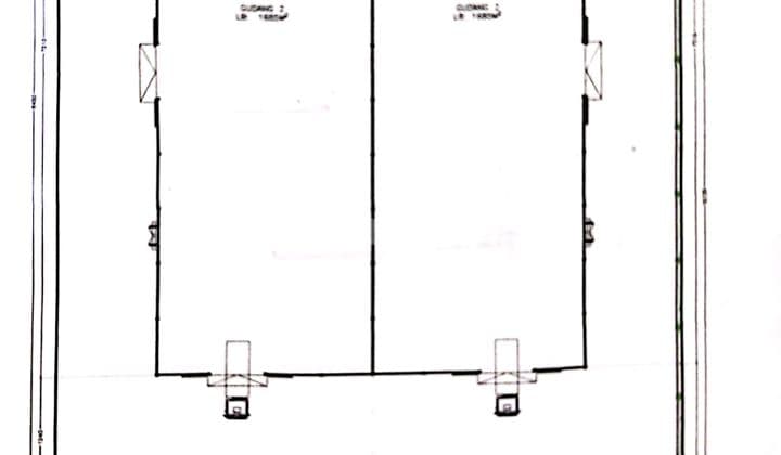 Disewakan Gudang Bangunan Baru Zona Industri Di Kawasan Pabrik Dan Pergudangan.