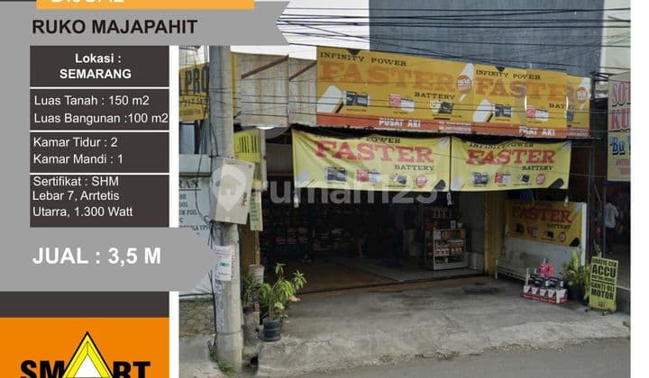 Jual cepat ruko Majapahit Semarang dekat tol