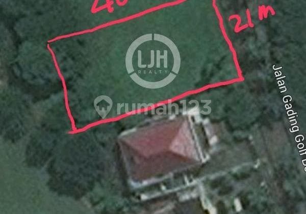 Dijual Kavling Paramount Hill Golf Gading Serpong Dengan View Golf