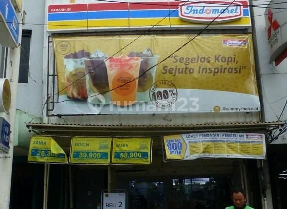 Ruko Di Jl Samanhudi Raya Krekot Pasar Baru - Bangunan 2,5 Lantai Ada Pintu Samping