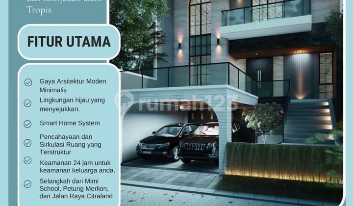 Dijual Rumah Modern Minimalis Citraland 4Kt 3Lt With Private Balcony