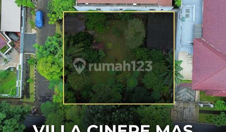 Lahan Siap Bangun Posisi Hook di Villa Cinere Mas, LT 720