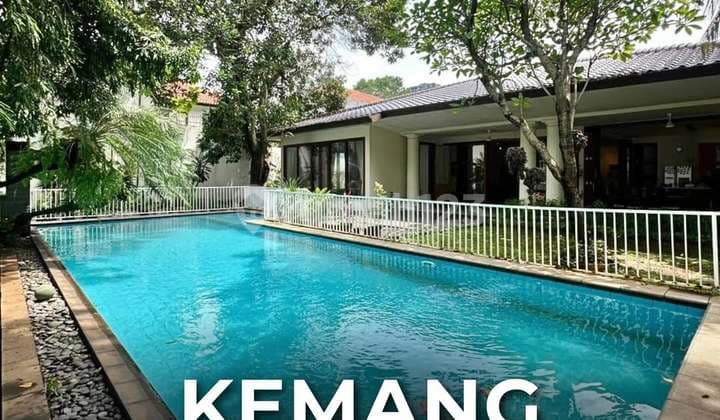 Rumah Asri dan Mewah Siap Huni di Kemang, LT 1090 LB 580