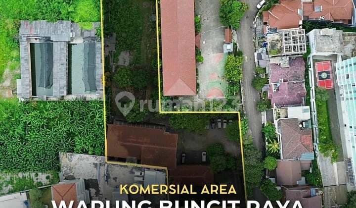 Lahan dan Bangunan di Area Komersial Warung Buncit LT 3849 LB 1174