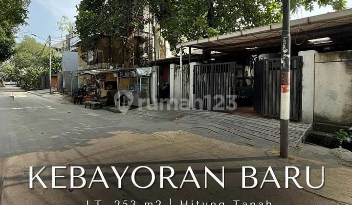 Rumah 1 Lantai Siap Huni di Kebayoran Baru, LT 253