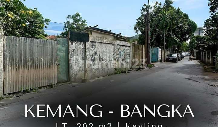 Kavling Siap Bangun Hadap Selatan di Kemang - Bangka, LT 202