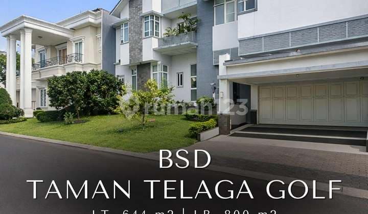 Luxurious Modern House High Ceiling di Bsd, LT 644 LB 800