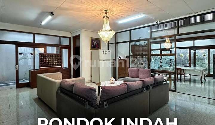 Rumah Siap Huni di Row Jalan Lebar Pondok Indah, LT 433 LB 300