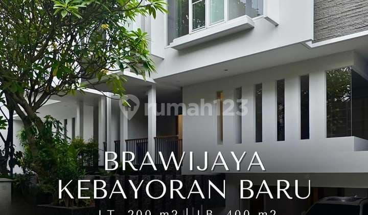 Rumah Modern Tropis di Cluster Brawijaya - Kebayoran Baru, LT 200 LB 400
