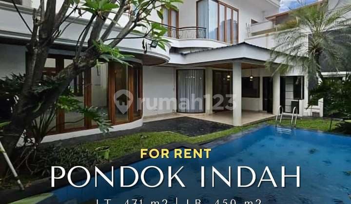 Rumah Cantik Siap Huni di Pondok Indah, LT 471 LB 450