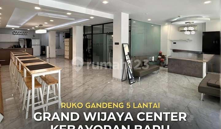 5-Storey Linked Shop House at Grand Wijaya Center, Kebayoran Baru, Land Area 135, Building Area 900