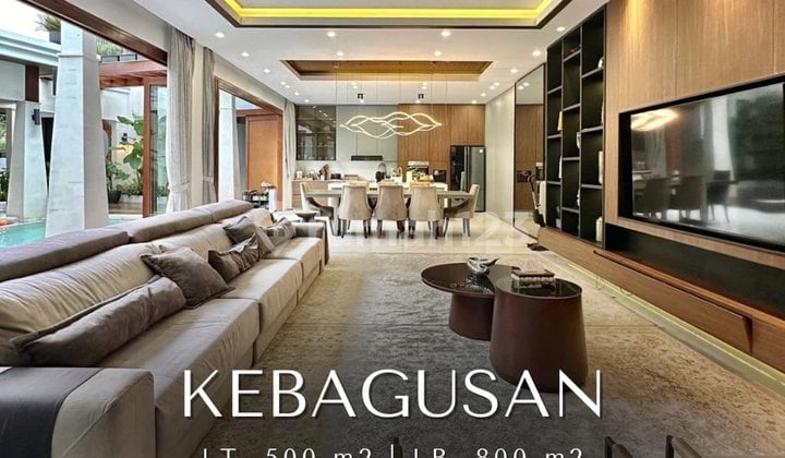 Rumah Furnished Siap Huni Dalam Komplek Kebagusan, LT 500 LB 800