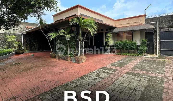 Rumah Taman Luas untuk Usaha/Hunian di Bsd, LT 2432 LB 1000