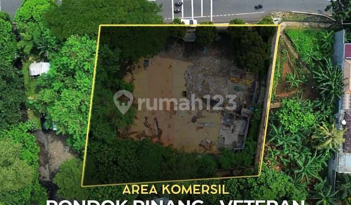 Plot in the Pondok Pinang - Veteran Commercial Area, Land Area 1055 sqm