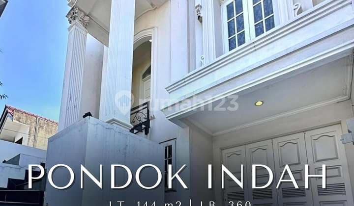 Rumah American Classic 3 Lantai di Pondok Indah, LT 144 LB 360
