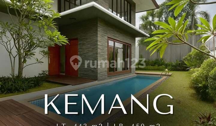 Modern Tropical House Hook di Kemang, LT 443 LB 450