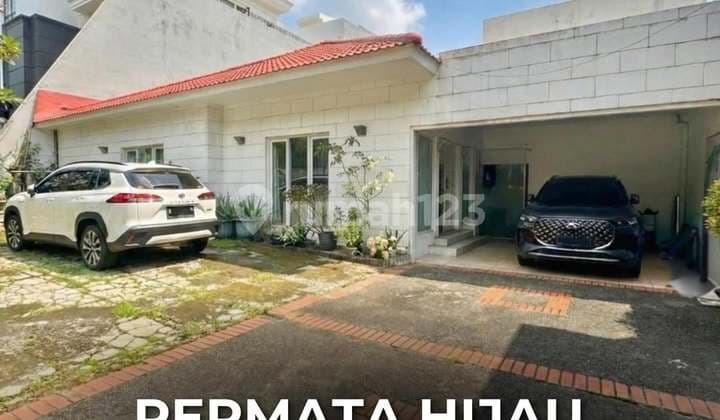 1-Story House with Wide Yard in Permata Hijau, Land Area 518 Building Area 346
