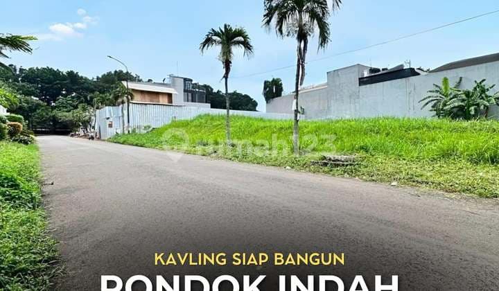 Kavling Hadap Selatan Siap Bangun di Pondok Indah, LT 576