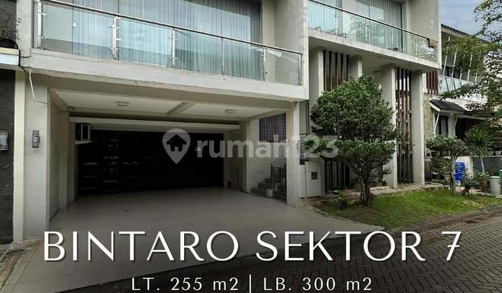 Rumah Semi Furnished dalam Cluster Bintaro Sektor 7 LT 255 LB 300