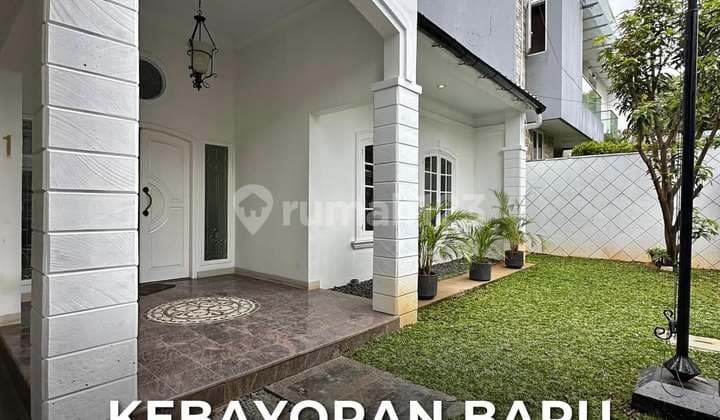 Brand New Renovated Semi Furnished House in Kebayoran Baru, Land Area 369, Building Area 361