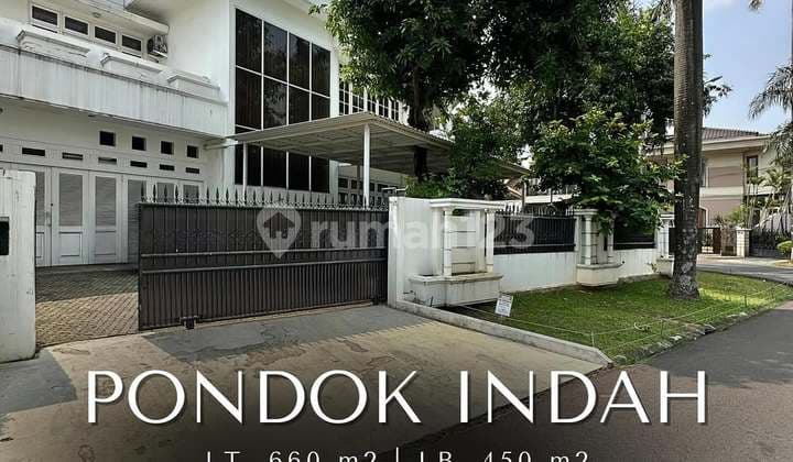 Rumah Mewah di Lingkungan Tenang Pondok Indah, LT 660 LB 450